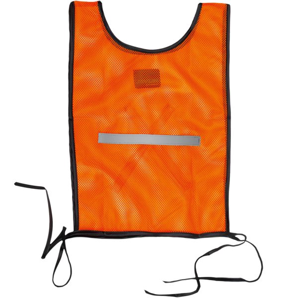 Maxi Bib Orange Mesh - Cross and Strip