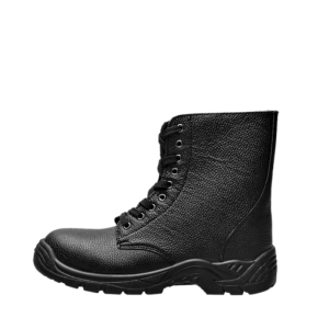 Combat Leather Boot Black