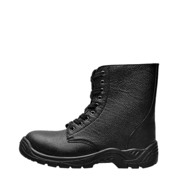 Combat Leather Boot Black