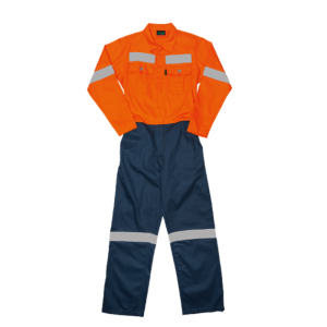 J54 Reflective Two Tone Boiler Suit