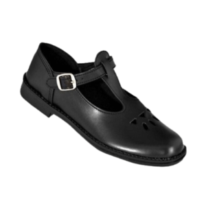 Shosholoza classic leather unlined T-Bar girls school shoes